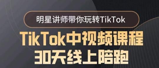 TikTok中视频课程30天线上陪跑，明星讲师带你玩转TikTok壹学湾 - 一站式在线学习平台，专注职业技能提升与知识成长壹学湾