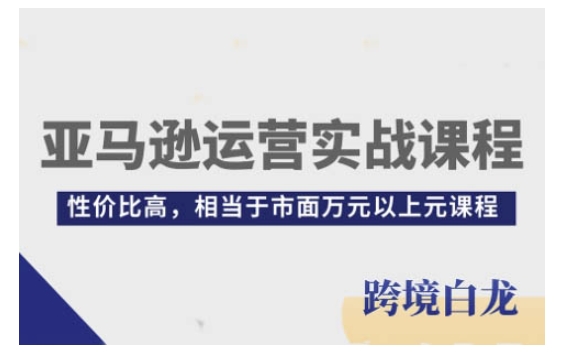 亚马逊运营实战课程，亚马逊从入门到精通，性价比高，相当于市面万元以上元课程壹学湾 - 一站式在线学习平台，专注职业技能提升与知识成长壹学湾