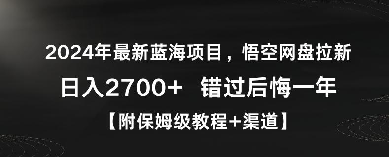 2024年最新蓝海项目，悟空网盘拉新，日入2700+错过后悔一年【附保姆级教程+渠道】【揭秘】壹学湾 - 一站式在线学习平台，专注职业技能提升与知识成长壹学湾