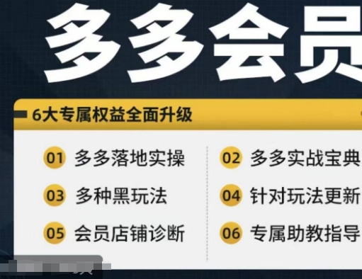 拼多多会员，拼多多实战宝典+实战落地实操，从新手到高阶内容全面覆盖壹学湾 - 一站式在线学习平台，专注职业技能提升与知识成长壹学湾