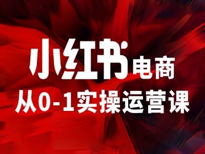 小红书电商从0-1实操运营课，让你从小白到精英壹学湾 - 一站式在线学习平台，专注职业技能提升与知识成长壹学湾