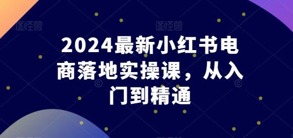 2024最新小红书电商落地实操课，从入门到精通壹学湾 - 一站式在线学习平台，专注职业技能提升与知识成长壹学湾