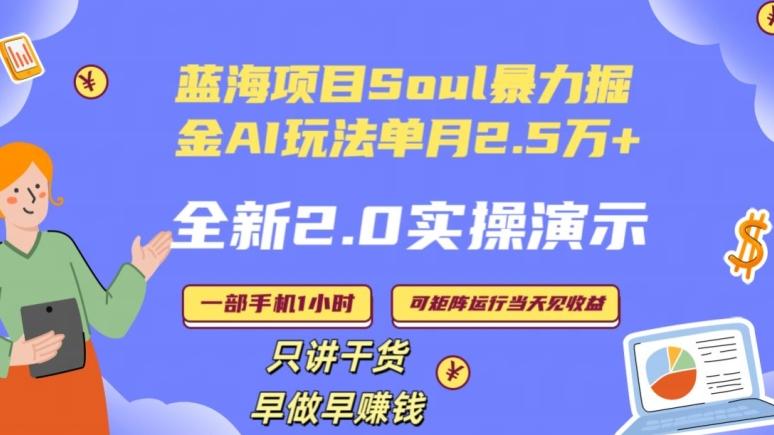 Soul怎么做到单月变现25000+全新2.0AI掘金玩法全程实操演示小白好上手【揭秘】壹学湾 - 一站式在线学习平台，专注职业技能提升与知识成长壹学湾