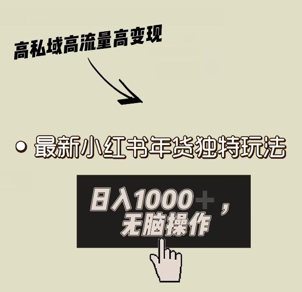 小红书年货独特玩法，高私域高流量高变现，日入1000+小白易上手壹学湾 - 一站式在线学习平台，专注职业技能提升与知识成长壹学湾