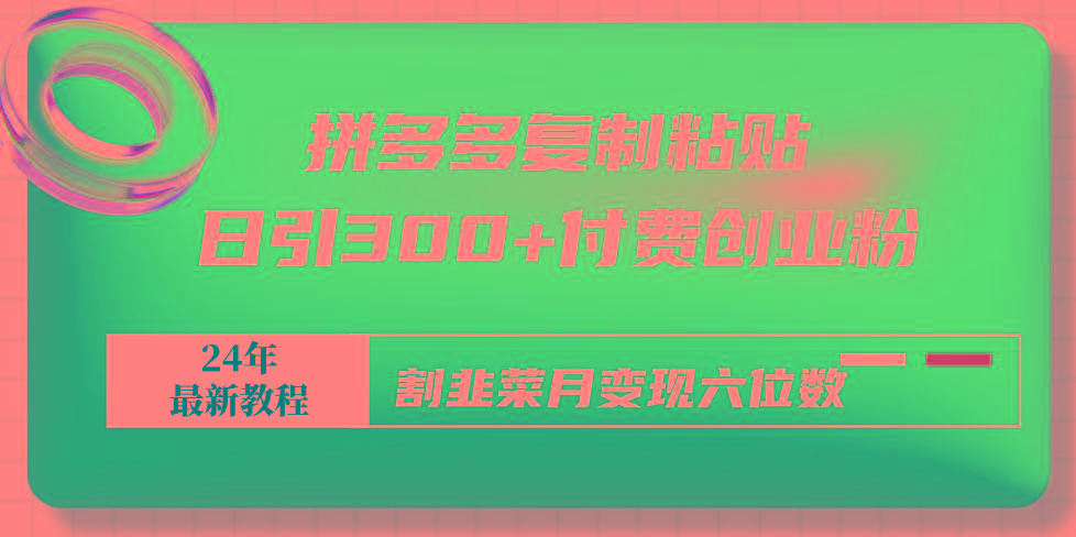 拼多多复制粘贴日引300+付费创业粉，割韭菜月变现六位数最新教程！壹学湾 - 一站式在线学习平台，专注职业技能提升与知识成长壹学湾