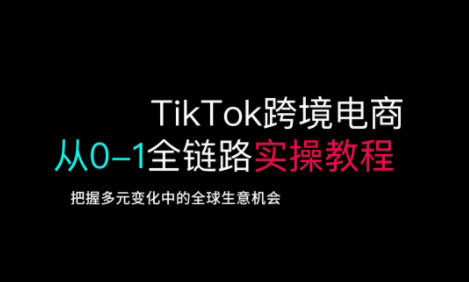 TikTok跨境电商从0-1全链路全方位实操教程，把握多元变化中的全球生意机会壹学湾 - 一站式在线学习平台，专注职业技能提升与知识成长壹学湾