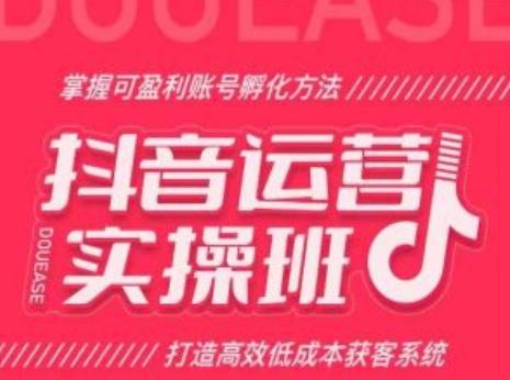 抖音运营实操班，掌握可盈利账号孵化方法，打造高效低成本获客系统壹学湾 - 一站式在线学习平台，专注职业技能提升与知识成长壹学湾