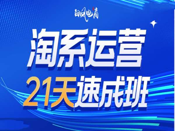 淘系运营21天速成班35期，年前最后一波和2025方向壹学湾 - 一站式在线学习平台，专注职业技能提升与知识成长壹学湾