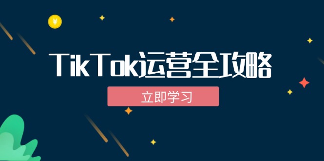 TikTok实战运营全攻略：从下载软件到变现，抖音海外版实操教程壹学湾 - 一站式在线学习平台，专注职业技能提升与知识成长壹学湾