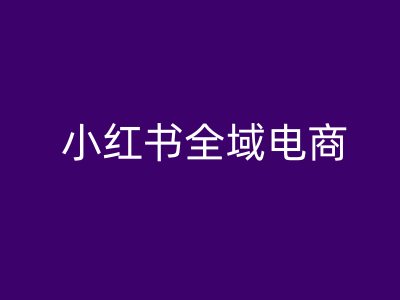 小红书全域电商，小红书电商教程壹学湾 - 一站式在线学习平台，专注职业技能提升与知识成长壹学湾