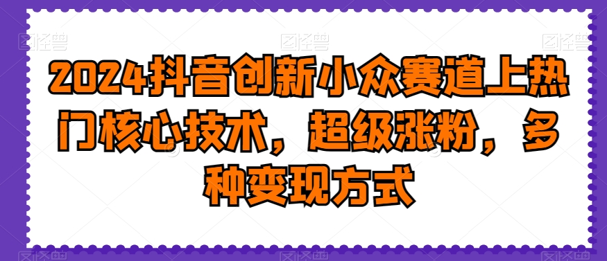 2024抖音创新小众赛道上热门核心技术，超级涨粉，多种变现方式【揭秘】壹学湾 - 一站式在线学习平台，专注职业技能提升与知识成长壹学湾