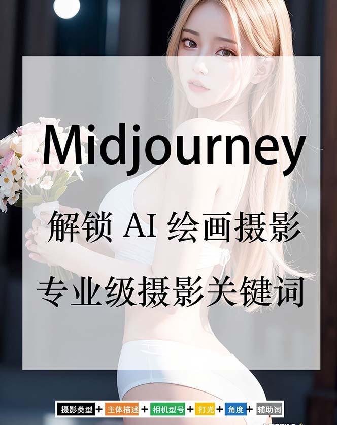 Midjourney关键词-解锁AI绘画专业级人工智能摄影关键词表壹学湾 - 一站式在线学习平台，专注职业技能提升与知识成长壹学湾