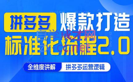 云杉老师·拼多多爆款打造标准化流程2.0壹学湾 - 一站式在线学习平台，专注职业技能提升与知识成长壹学湾