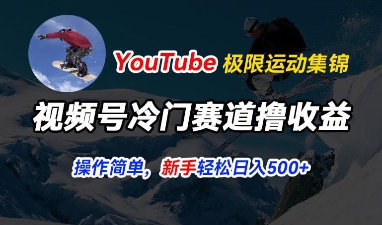 视频号冷门赛道撸收益，YouTube搬运极限运动集锦，暴力起号，操作简单流量高，轻松日入5张【揭秘】壹学湾 - 一站式在线学习平台，专注职业技能提升与知识成长壹学湾