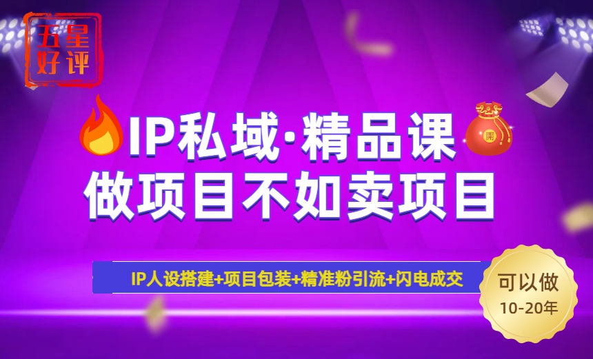 2025年“IP私域·密训精品课”，日赚3000+小白避坑年赚百万，暴力引流…壹学湾 - 一站式在线学习平台，专注职业技能提升与知识成长壹学湾