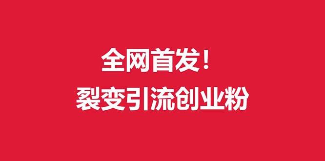 (全网首发)外面收费几千的裂变引流高质量创业粉壹学湾 - 一站式在线学习平台，专注职业技能提升与知识成长壹学湾